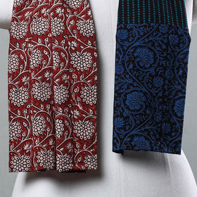  Bagh Block Printed Patchwork Cotton Stole Online at iTokri.com