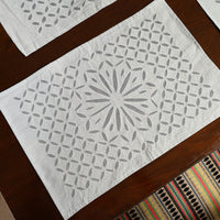 Applique Cut Work Table Runner with Table Mat Set 63