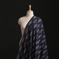 Black - Pochampally Ikat Weave Cotton Fabric 18