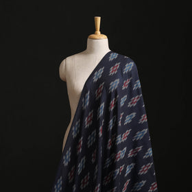 Black - Pochampally Ikat Weave Cotton Fabric 18