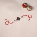 Multicolor - Bishnupur Handpainted Terracotta Rakhi 23