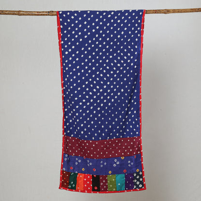 Multicolor - Bandhani Tie-Dye Patchwork Cotton Stole 55