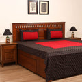 Pochampally Ikat with Bagh Patch Cotton Double Bedsheet Set (108 x 90 in) 18