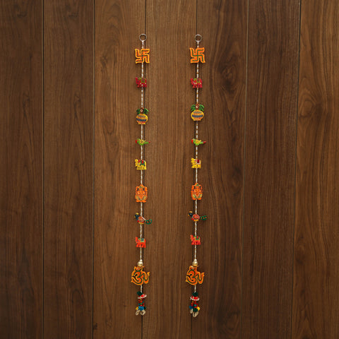 Handmade bead work wall hanging (set of 2) 35 - handcrafted