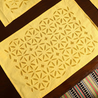 Applique Cut Work Table Runner with Table Mat Set 62