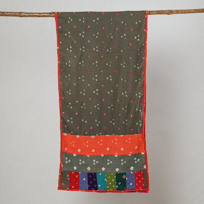Multicolor - Bandhani Tie-Dye Patchwork Cotton Stole 48