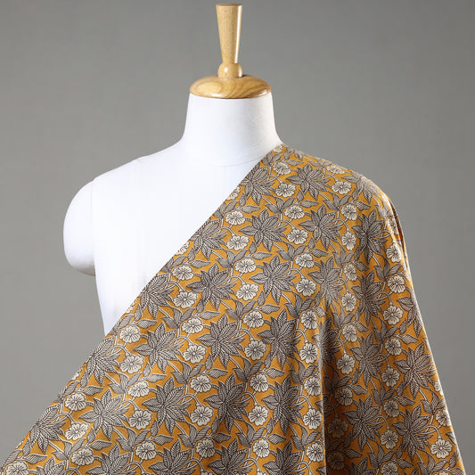 Orange - Kalamkari Printed Cotton Fabric