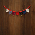 Multicolor - handmade fabric toran for home decor 02