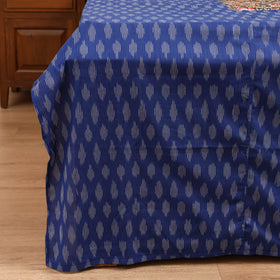 Pochampally Ikat with Kalamkari Patch Cotton Double Bedsheet Set (108 x 90 in) 20