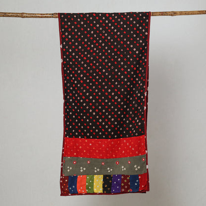 Multicolor - Bandhani Tie-Dye Patchwork Cotton Stole 42