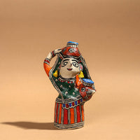 Doll - Madhubani Handpainted Paper Mache Home Decor Item