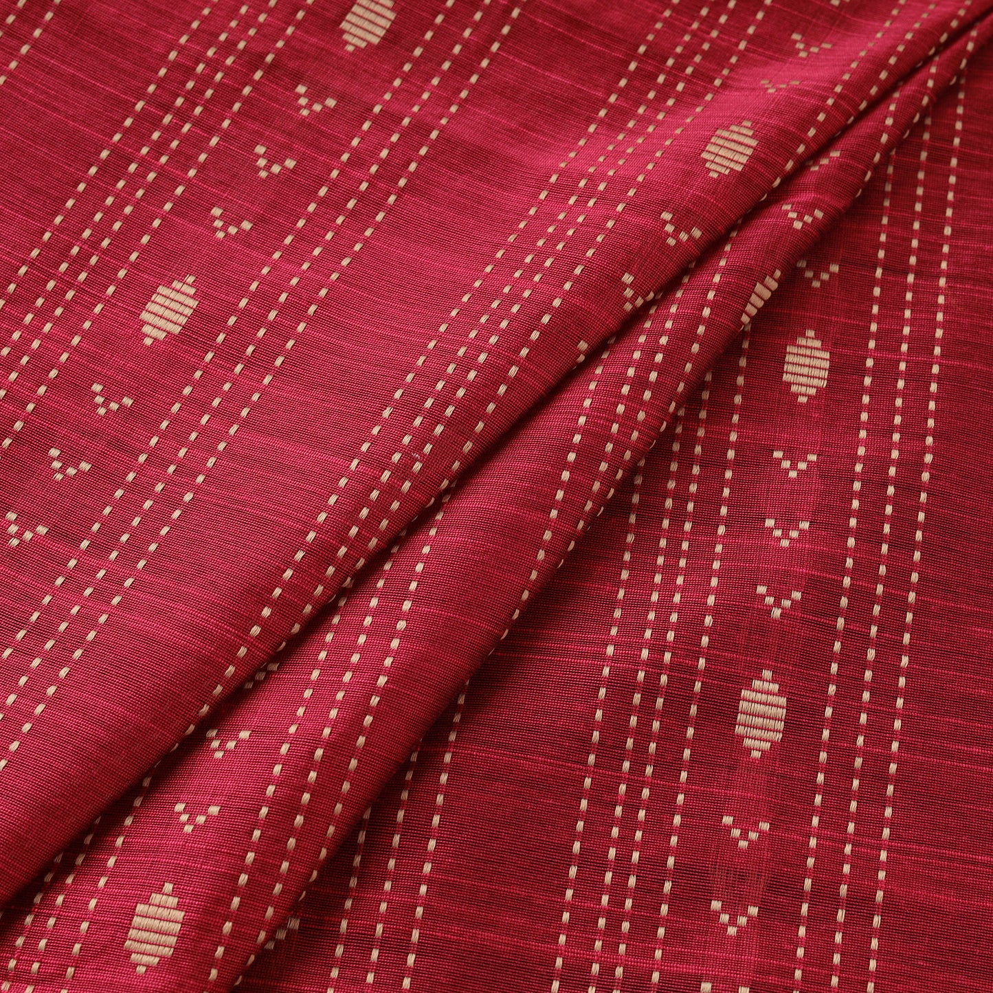 Thread Buti Spun Dupion Viscose Silk Plain Fabric 19