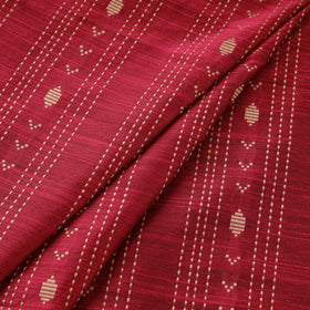Thread Buti Spun Dupion Viscose Silk Plain Fabric 19