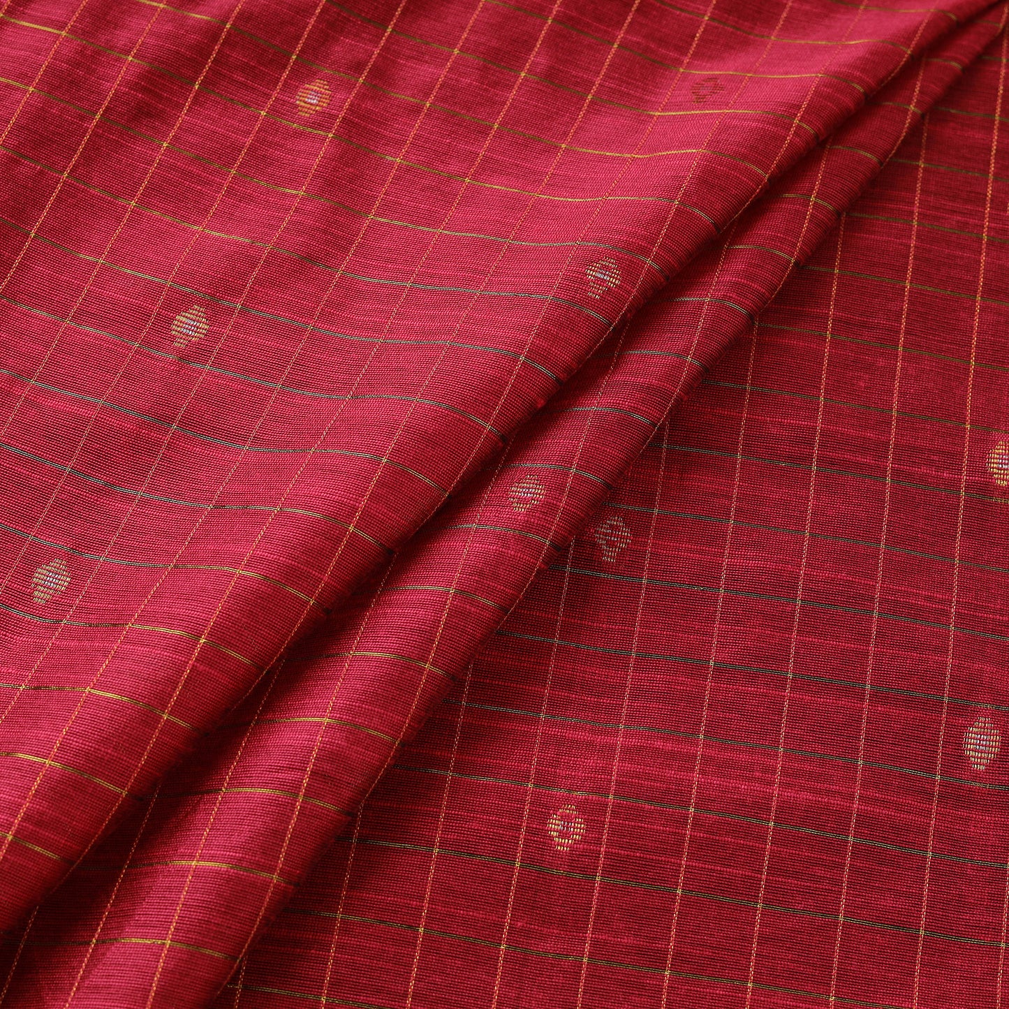 Thread Buti Spun Dupion Viscose Silk Plain Fabric 18