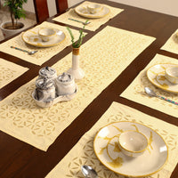 Applique Cut Work Table Runner with Table Mat Set 67