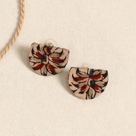 Beige - handmade fabart necklace set 19 - handcrafted