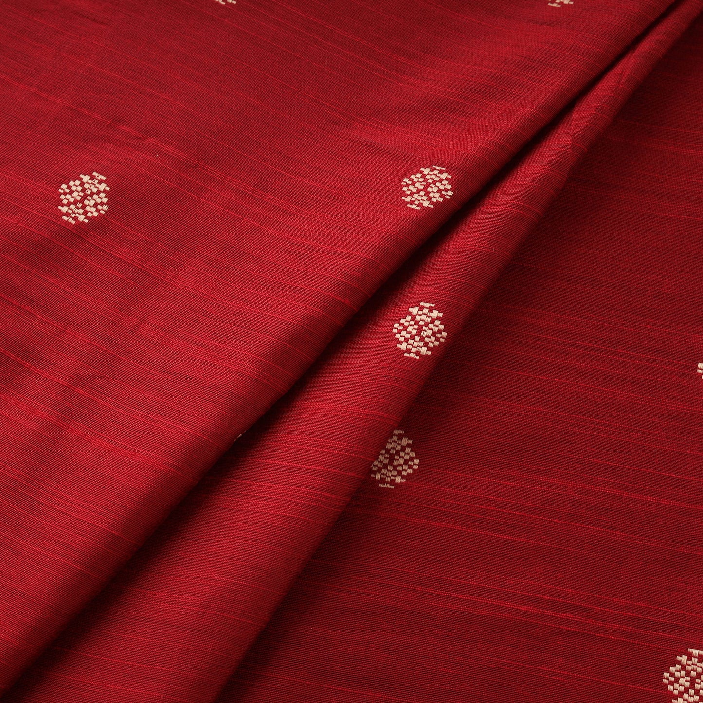 Thread Buti Spun Dupion Viscose Silk Plain Fabric 09
