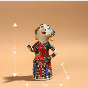  Doll - Madhubani Handpainted Paper Mache Home Decor Item Online l iTokri.com