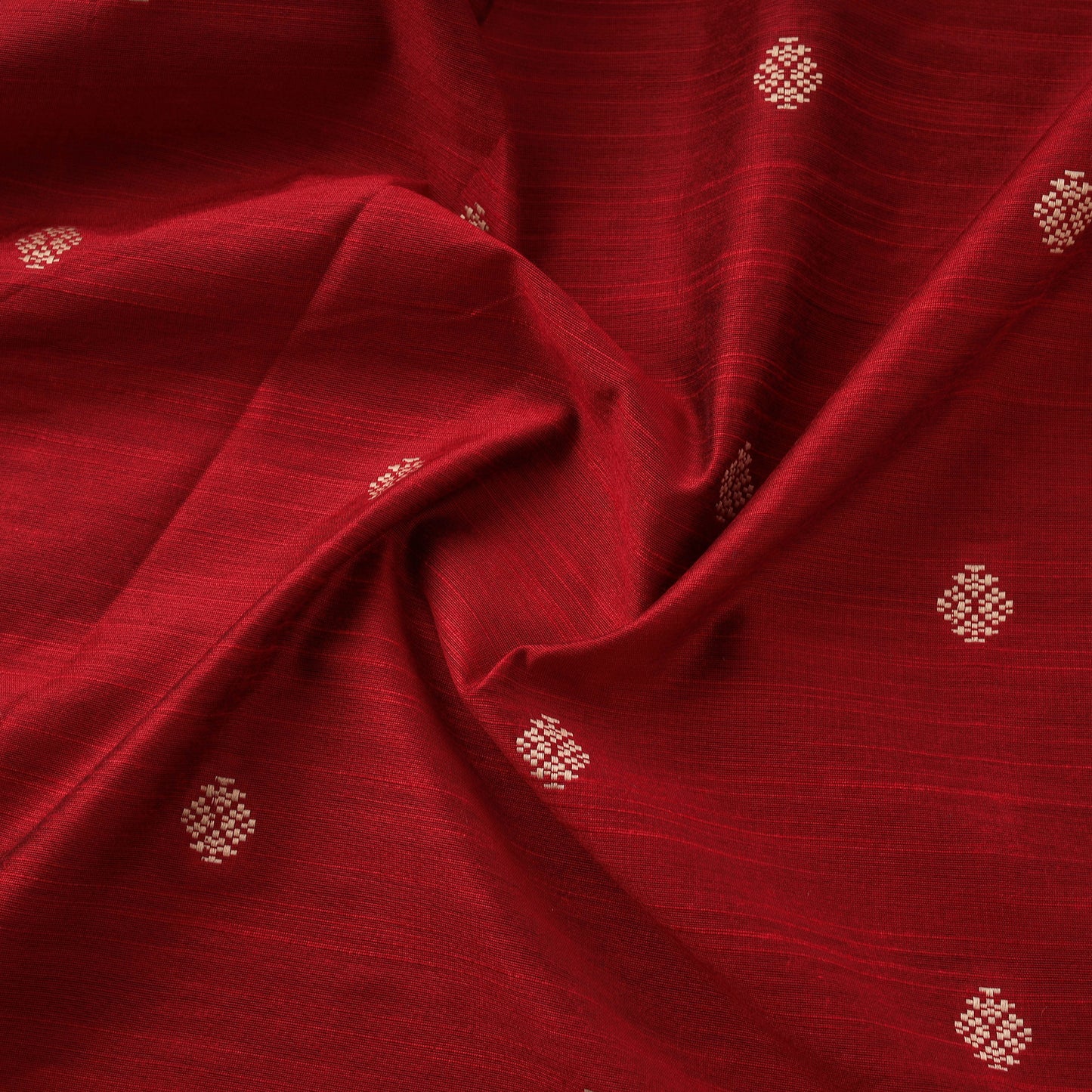 Thread Buti Spun Dupion Viscose Silk Plain Fabric 09
