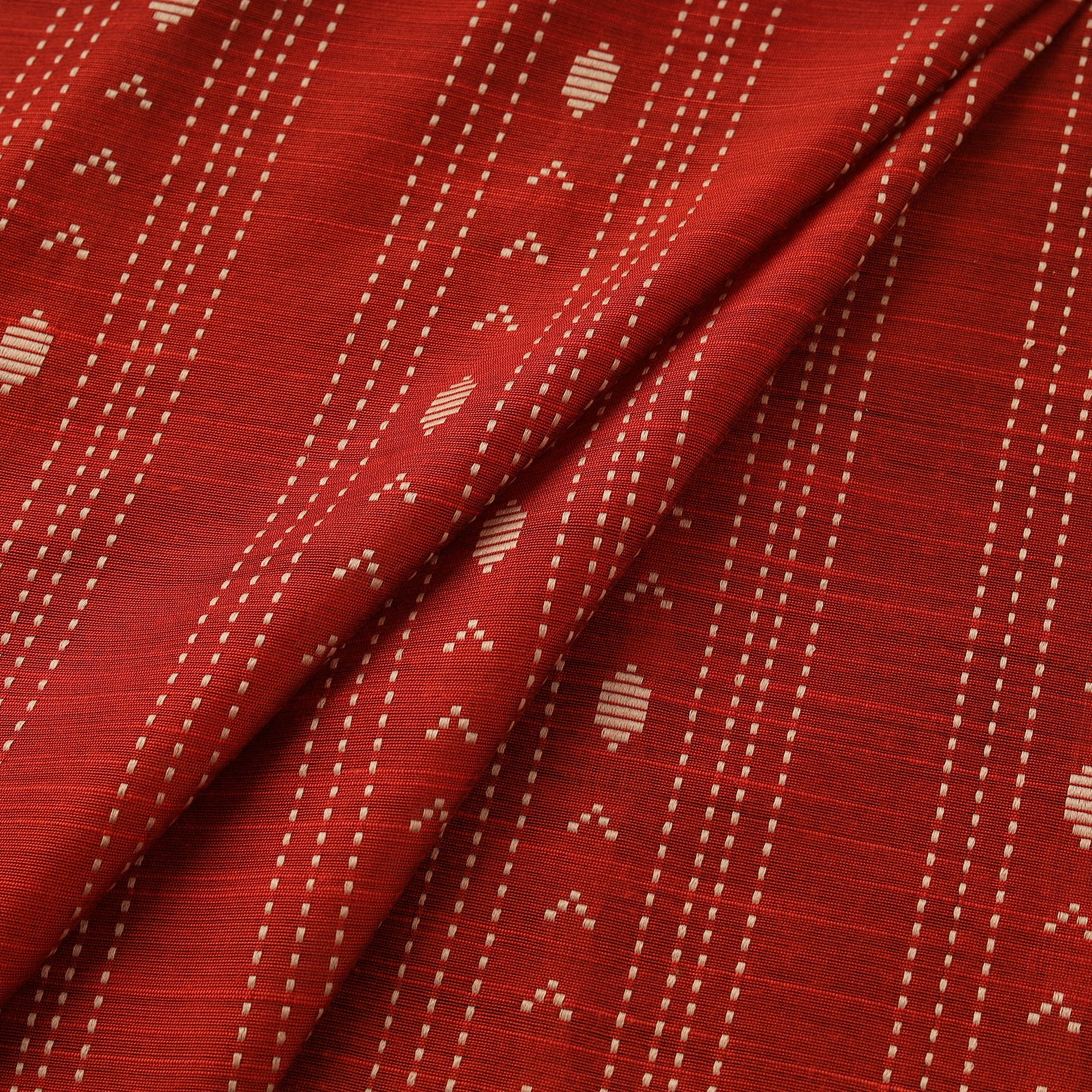 Thread Buti Spun Dupion Viscose Silk Plain Fabric 08