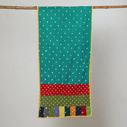 Multicolor - Bandhani Tie-Dye Patchwork Cotton Stole 23