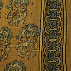 Ajrakh Hand Block Print Natural Dyed Pure Mul Cotton Fabric 02