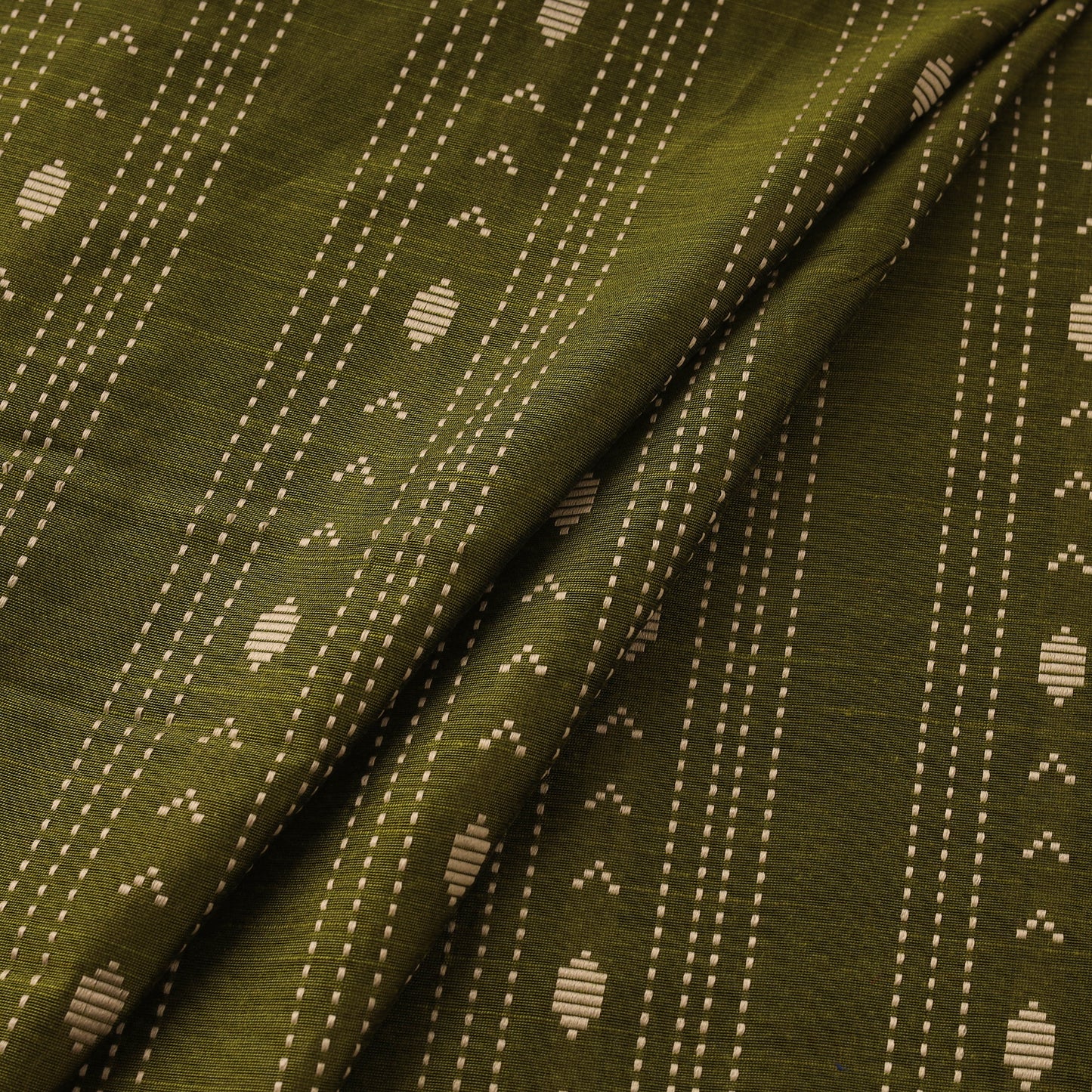 Thread Buti Spun Dupion Viscose Silk Plain Fabric 06