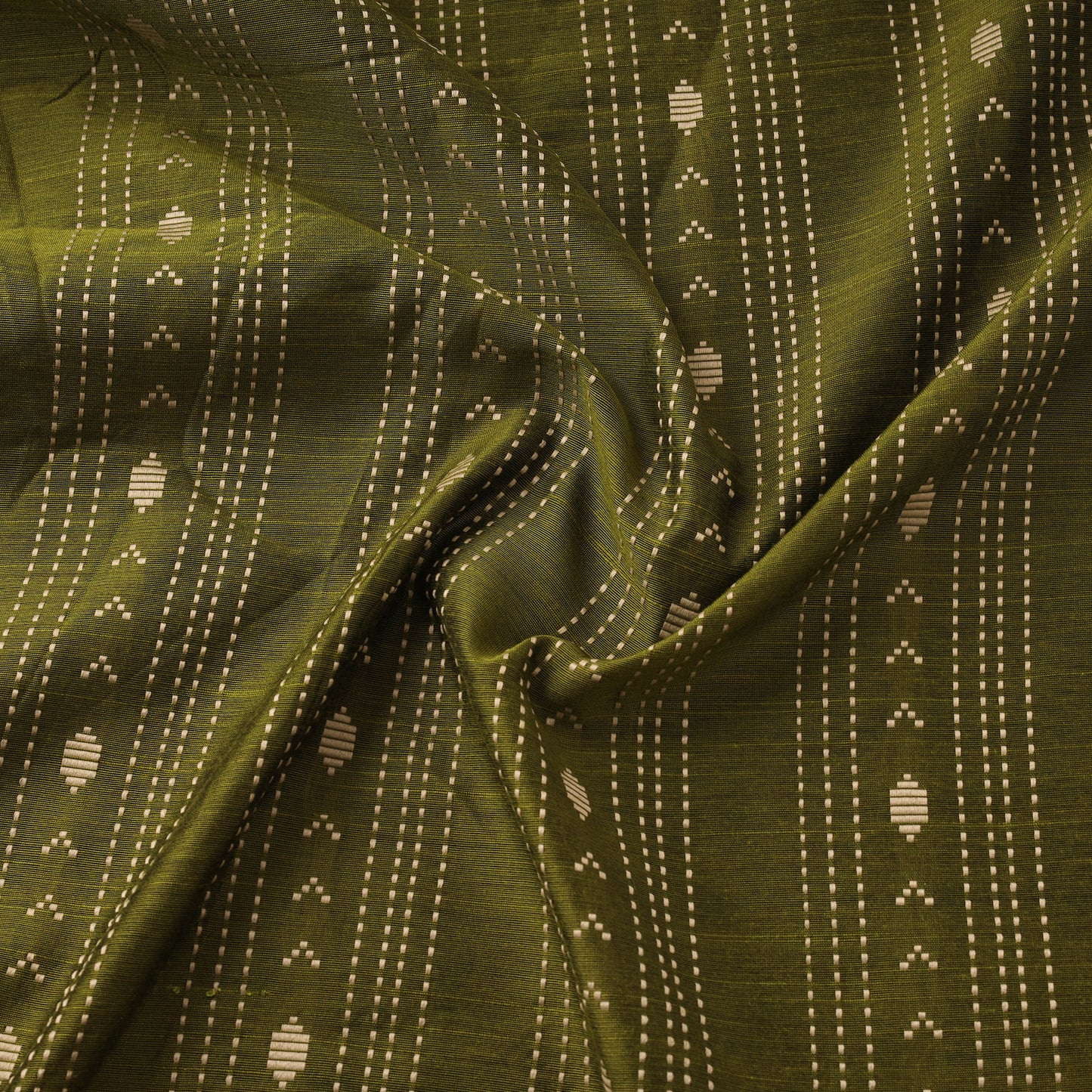 Thread Buti Spun Dupion Viscose Silk Plain Fabric 06