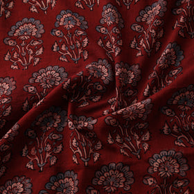 Ajrakh Hand Block Print Natural Dyed Pure Mul Cotton Fabric 03