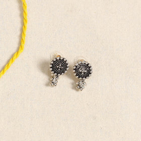 Yellow - german silver necklace set 12 - handcrafted