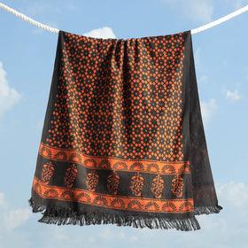  Traditional Pipad Block Printed Pure Handloom Cotton Towel 