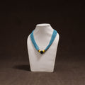 Blue - Bead Work Handmade Baiga Tribal Moonga Dana Necklace 15