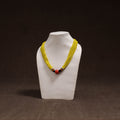 Yellow - Bead Work Handmade Baiga Tribal Moonga Dana Necklace 16