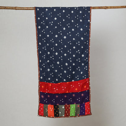 Multicolor - Bandhani Tie-Dye Patchwork Cotton Stole 10