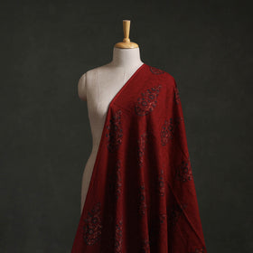 Hakoba Hand Block Ajrakh Print Natural Dyed Cotton Fabric 05
