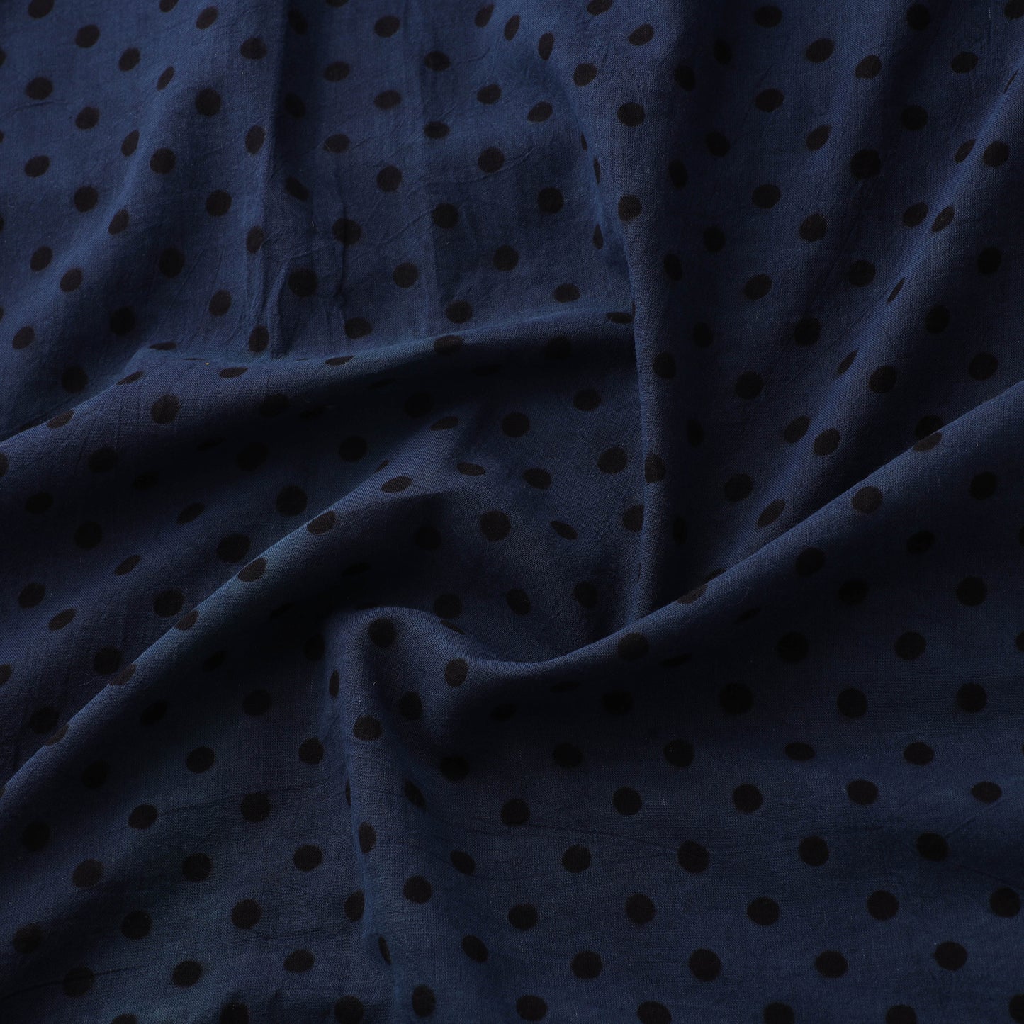 Ajrakh Hand Block Print Natural Dyed Pure Mul Cotton Fabric 06
