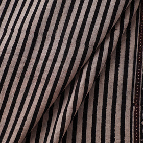 Ajrakh Hand Block Print Natural Dyed Pure Mul Cotton Fabric 07