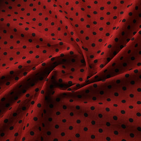 Ajrakh Hand Block Print Natural Dyed Pure Mul Cotton Fabric 09