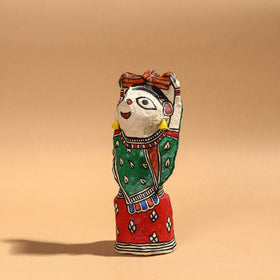 Buy Doll - Madhubani Handpainted Paper Mache Home Decor Item Online l iTokri.com