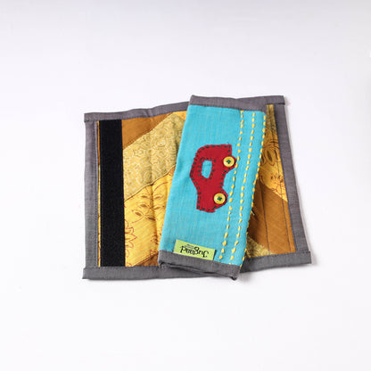 Handmade Seat Belt / Fridge Handle Cover by Jugaad (Set of 2)