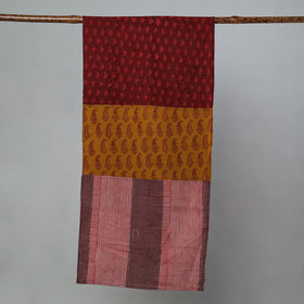  Bagh Block Printed Patchwork Cotton Stole Online at iTokri.com