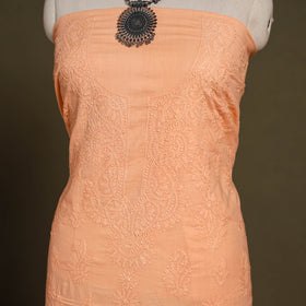 Buy Chikankari Hand Embroidery Mul Cotton Kurta Material 