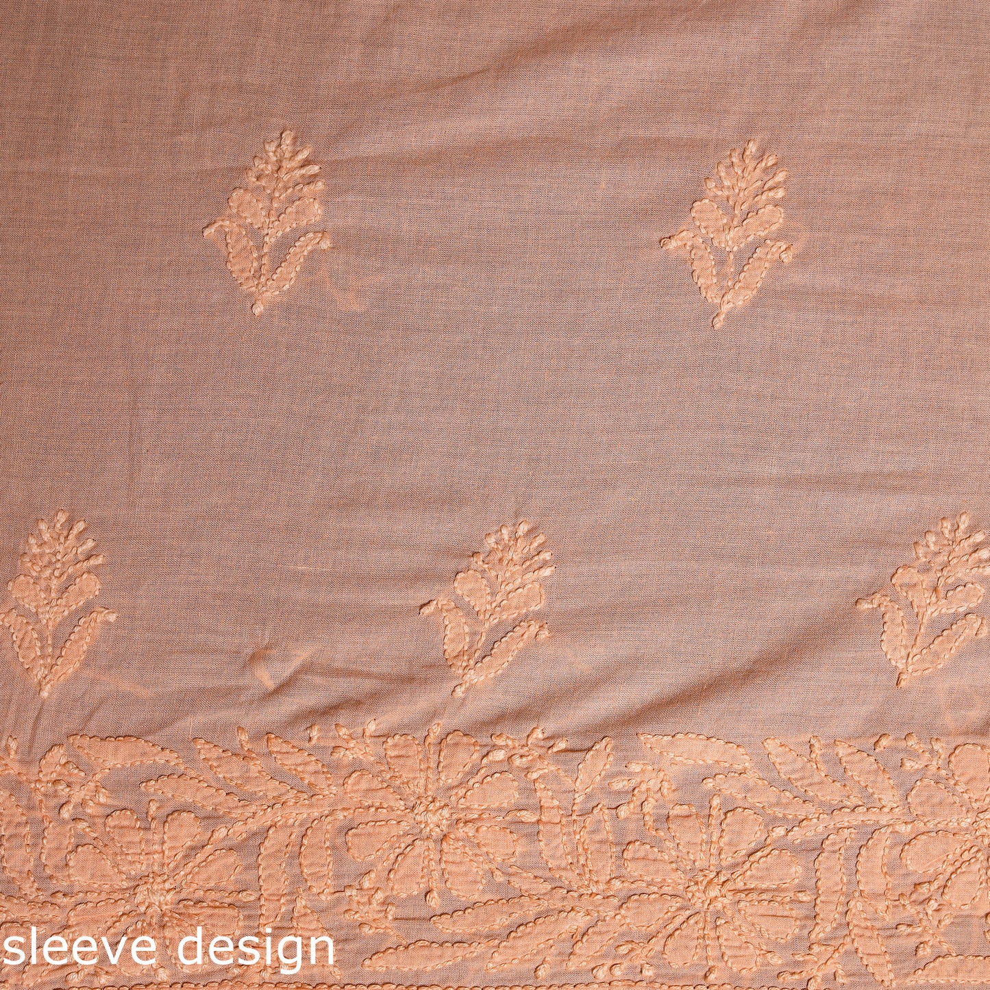 Buy Chikankari Hand Embroidery Mul Cotton Kurta Material 