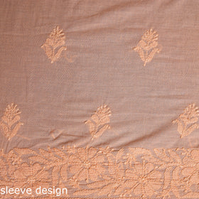 Buy Chikankari Hand Embroidery Mul Cotton Kurta Material 