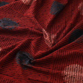 Hakoba Hand Block Ajrakh Print Natural Dyed Cotton Fabric 07