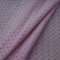 Purple - Floral Embroidered Cotton Hakoba Fabric 24