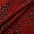 Hakoba Hand Block Ajrakh Print Natural Dyed Cotton Fabric 04
