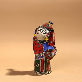 Buy Doll - Madhubani Handpainted Paper Mache Home Decor Item Online l iTokri.com