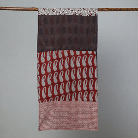  Bagh Block Printed Patchwork Cotton Stole Online at iTokri.com