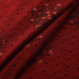 Hakoba Hand Block Ajrakh Print Natural Dyed Cotton Fabric 03